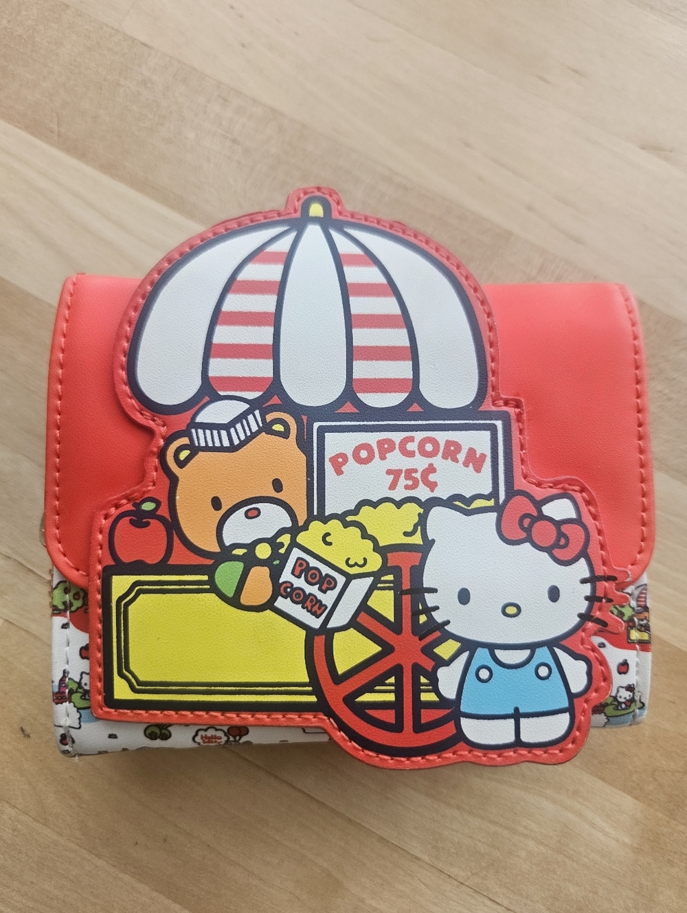 Loungefly Sanrio Mini Backpack Hello Kitty Town & Carnival Flap Wallet Kawaii - Picture 2 of 14
